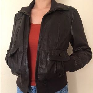 Levi’s Genuine 100% Leather Jacket Dark Brown